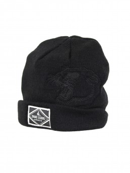 Short Black Beanie Sneak Legend