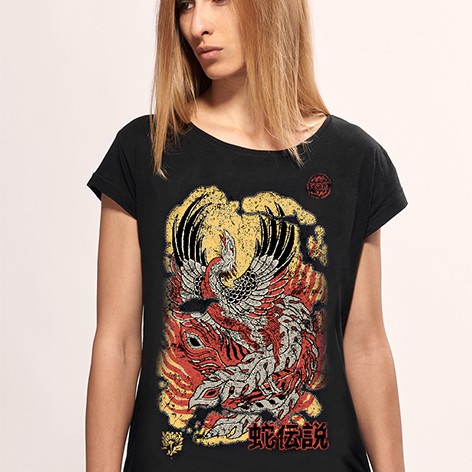 fenix black women snake legend t-shirt