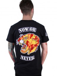 now or never men tee snake legend