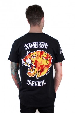 now or never men tee snake legend