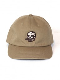 .Skull with knife brown cap snake legend front