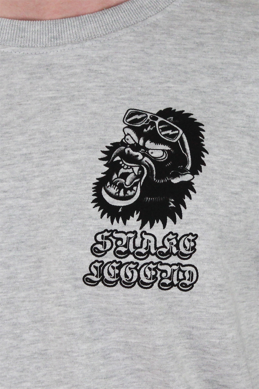 summer gorilla gray men t-shirt snake legend