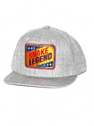 snapback gray embroidery